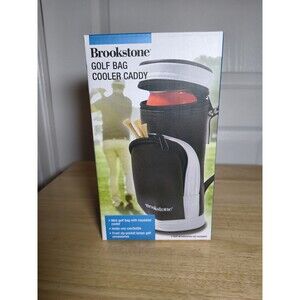Brookstone Mini Insulated Golf Bag Cooler Caddy Golfer's Gift for Cold Drinks